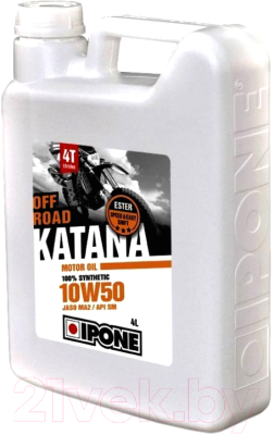 Моторное масло Ipone Katana Off Road Synthetic 10W50 / 800016 (4л)