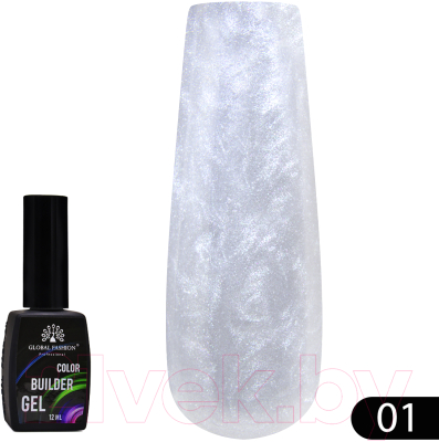 Гель-лак для ногтей Global Fashion Color Builder Gel 01 (12мл)