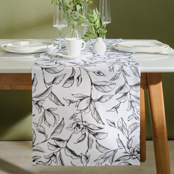 Дорожка на стол Доляна Plant Leaves / 9322530