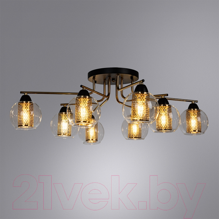 Люстра Arte Lamp Manchester A7045PL-8BK — фото 3