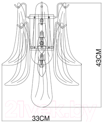 Бра Arte Lamp Maya A4072AP-2GO