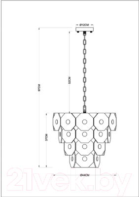 Люстра Arte Lamp Lambrusco A4069LM-7AB