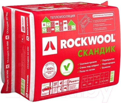 Минеральная вата Rockwool Лайт Баттс 1000x600x50 (упаковка)