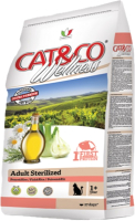 Сухой корм для кошек Adragna Cat&Co Wellness Adult Sterilized Fish&Rice (400г) - 