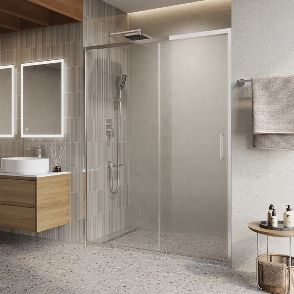 Купить Душевая дверь BelBagno Luce-BF-1-100-C-Cr в Могилеве
