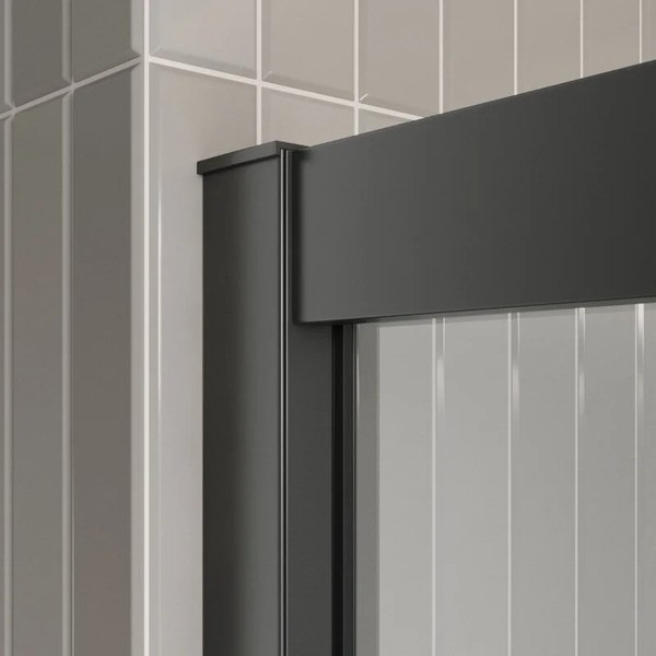 Купить Душевая дверь BelBagno Luce-BF-1-120-C-NERO в Минске