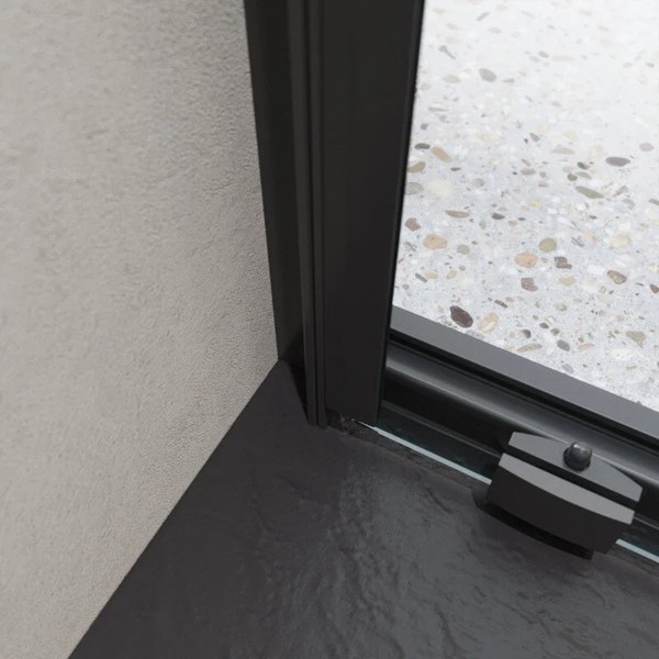 Купить Душевая дверь BelBagno Luce-BF-1-120-C-NERO в Минске
