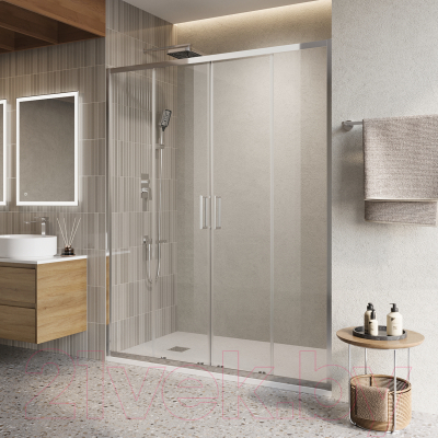 Купить Душевая дверь BelBagno Luce-BF-2-150-C-Cr в Гомеле