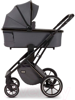 Детская универсальная коляска mooN Piu 2 в 1 2024 / 64960630-644 (Anthrazit/Black/Chrome/644)