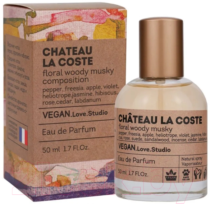 Парфюмерная вода Delta Parfum Vegan Love Studio Chateau La Coste (50мл) — фото 2