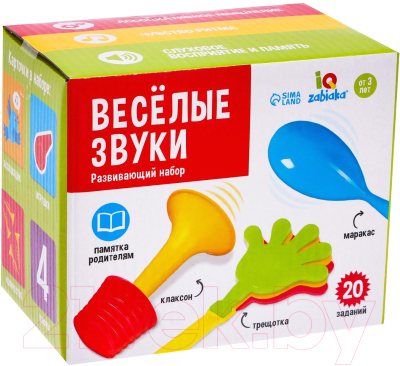 Развивающий игровой набор Zabiaka IQ Веселые звуки / 7642469