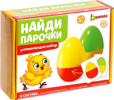 

Развивающий игровой набор, IQ Найди парочки / 5202871