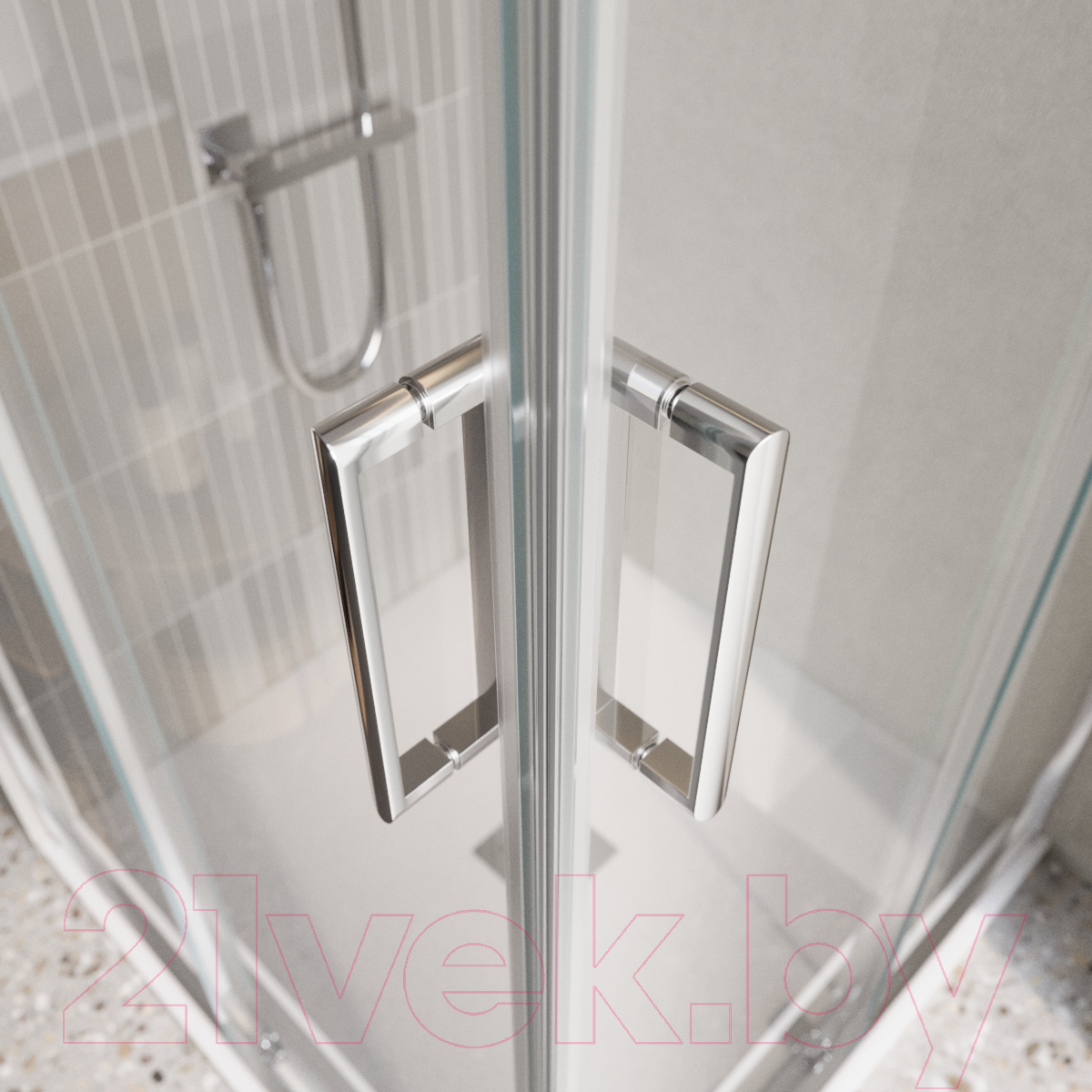 Душевой уголок BelBagno Luce-A-2-80-C-Cr — фото 2