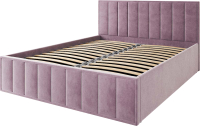 Двуспальная кровать ДСВ Лана 1.4 с подъемным механизмом (пудра) - 