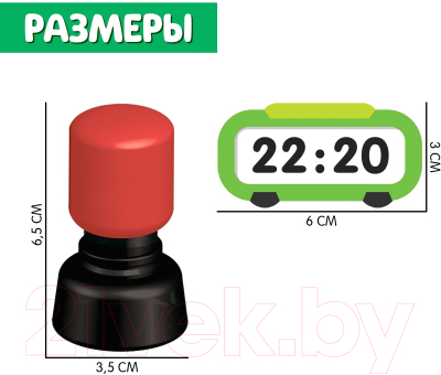 Развивающий игровой набор Zabiaka IQ Учим время / 6243986