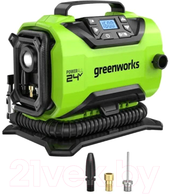 Воздушный компрессор Greenworks ACG301 без АКБ и ЗУ (3400807)