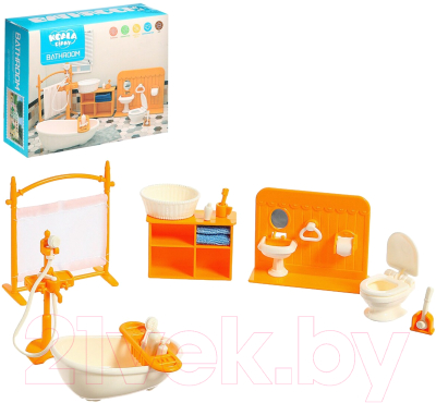 Комплект аксессуаров для кукольного домика Sharktoys Коала Таун Ванная / 32900006