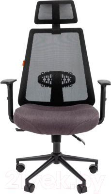 Кресло офисное Chairman 535 (ткань черный/серый)