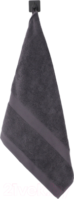 Полотенце AksHome Махровое 50x90см (темно-серый)