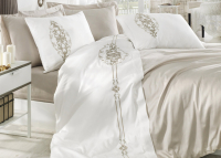 Комплект постельного белья Dantela Vita Intence с вышивкой 200x220 / 10065 - 
