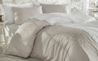 Комплект постельного белья Dantela Vita Elegance с вышивкой 200x220 / 10074 - 