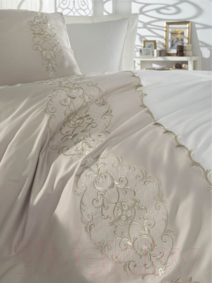 Комплект постельного белья Dantela Vita Elegance с вышивкой 200x220 / 10074
