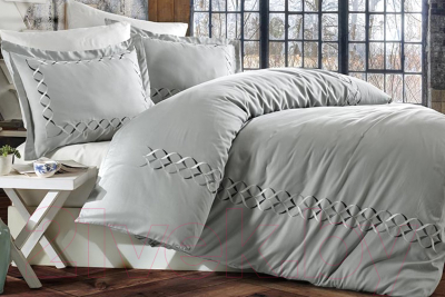 Комплект постельного белья Dantela Vita Elina с вышивкой 200x220 / 10584