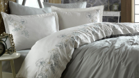Комплект постельного белья Dantela Vita Hare с вышивкой 200x220 / 10585 (мятный) - 