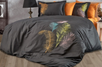 Комплект постельного белья Dantela Vita Iz с вышивкой 200x220 / 11562 (оранжевый) - 