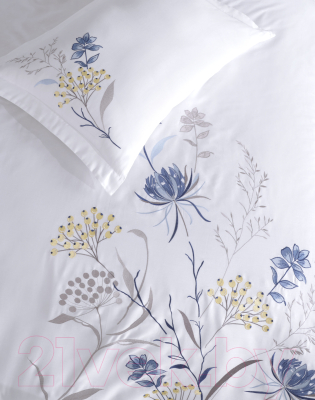Комплект постельного белья Dantela Vita Nilifer с вышивкой 200x220 / 11686 (белый)