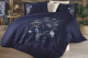 Комплект постельного белья Dantela Vita Nilifer с вышивкой 200x220 / 11686 (синий) - 