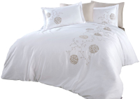 Комплект постельного белья Dantela Vita Sofiya с вышивкой 200x220 / 11688 - 