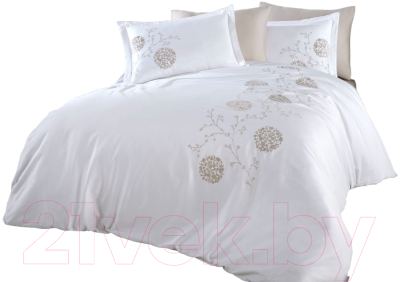 Комплект постельного белья Dantela Vita Sofiya с вышивкой 200x220 / 11688