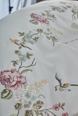 Комплект постельного белья Dantela Vita Ruya с вышивкой 200x220 / 11694 (кремовый)