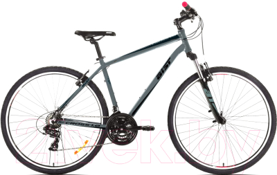 Велосипед AIST Cross 1.0 28 2023 (21, серый)