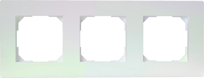 Рамка для выключателей и розеток Tokov Electric Pixel TKE-PX-RM3-C04 (перламутровый) - 