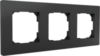 Рамка для выключателей и розеток Tokov Electric Pixel TKE-PX-RM3-C14 (карбон) - 