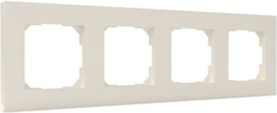 Рамка для выключателей и розеток Tokov Electric Pixel TKE-PX-RM4-C02 (бежевый) - 