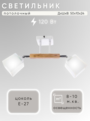 Потолочный светильник Aitin-Pro НПБ 02-2x60-101 / N4719/2 -