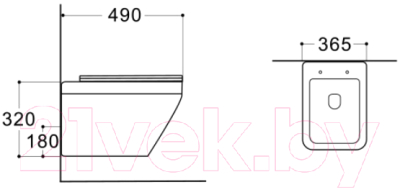 Унитаз подвесной с инсталляцией Aquatek Лира AQ1155-00+INS-0000012+KKI-0000002+KDI-0000009 (с сиденьем)