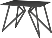 Обеденный стол Millwood Женева Л18 100x70x75 (антрацит/графит) - 