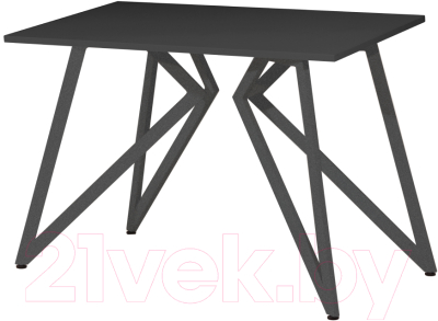 Обеденный стол Millwood Женева Л18 100x70x75 (антрацит/графит)