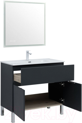 Комплект мебели для ванной Aquanet Алвита New 90 / 306180