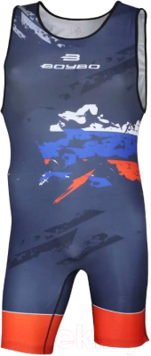 Трико для единоборств BoyBo Flag BT15 (XS, черный)