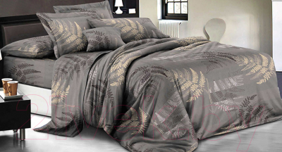 Комплект постельного белья Бояртекс №12680-06 Евро-стандарт (креп-жатка)