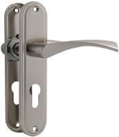 Ручка дверная Нора-М 700А-55мм  (матовый никель) - 