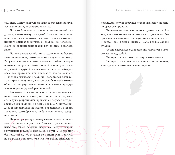 Художественная книга АСТ Полукрылые. Черные песни забвения / 9785171573553 (Урбанская Д.В.) — фото 6