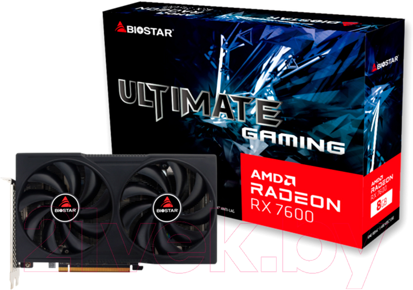 Видеокарта Biostar Radeon RX 7600 8GB GDDR6 (VA7606RM81)