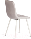 Миниатюра изображения товара Стул Tetchair Chilly (металл/вельвет, светло-серый/белый)