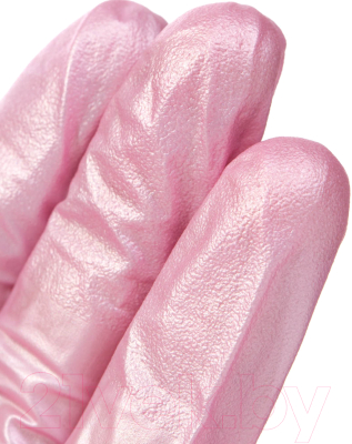 Перчатки одноразовые Adele Для индустрии красоты нитриловые неопудренные M (100шт, розовый перламутр)